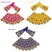 Stone Leghanga Dupatta with Designer Border - 6 inches Stone Leghanga Dupatta with Designer Border - 6 inches