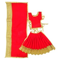 Traditional Lehenga Dupatta Choli for Divine Murti
