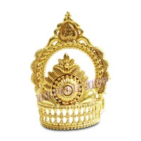 Golden Crown Mukut for Decore Small Deity Idol