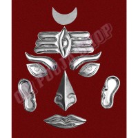 Bhagwan Shankar Face Decoration - Medium Size