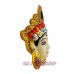 Golden Forehead Lakshmi Mata Attractive Mukhota Mask