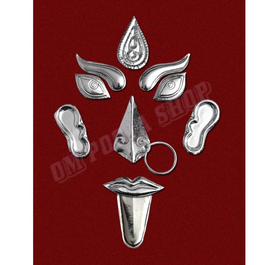 MahaKali Mata Face Decoration Jewellery - Medium Size