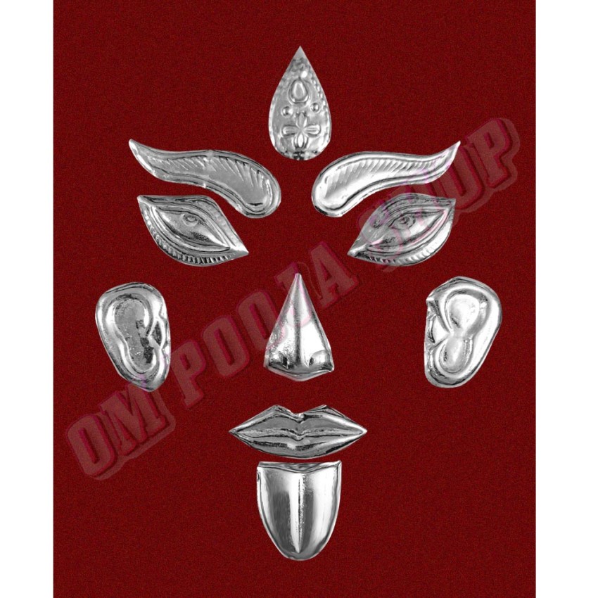 Maa Kali Face Decoration Jewellery - Small Size