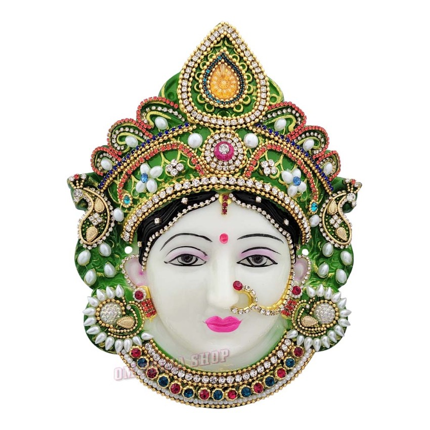 Rajlakshmi Mata Face Mukhota Mask