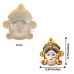 Shri Narayani Lakshmi Face (Mask, Mukhota) - Size 5.25x5.75 inches