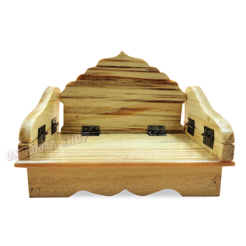 Folding Wooden Pooja Singhasan