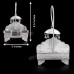 Singhasan for Laddu Gopal in German Silver Singhasan for Laddu Gopal in German Silver