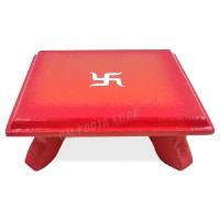 Wooden Pooja Path Chowki - Small