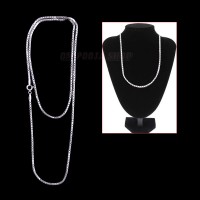 Box Chain in Pure Sterling Silver - Design II