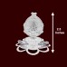 Kuber Diya Lamp in Pure Silver - Size: 2.5 inches
