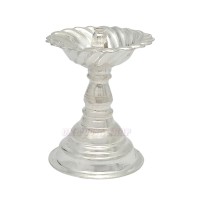 Long Vilakku Deepam in Sterling Silver