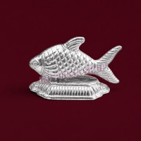 German Silver Fish Idol for Vastu
