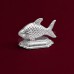 German Silver Fish Idol for Vastu