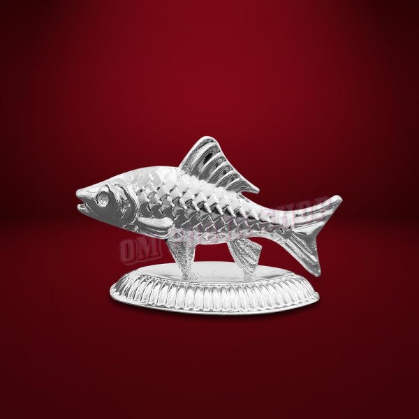 German Silver Fish Idol for Vastu
