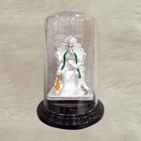 Lalbaugcha Raja in Pure Silver Divine Gift in Air Proof Acrylic Box