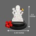Yogi Ganeshaji in 999 Pure Silver Divine Gift in Air Proof Acrylic Box