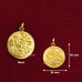 Maa Durga Silver & Gold Pendant