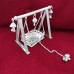Swing Jhula for Laddu Gopal in Pure Silver
