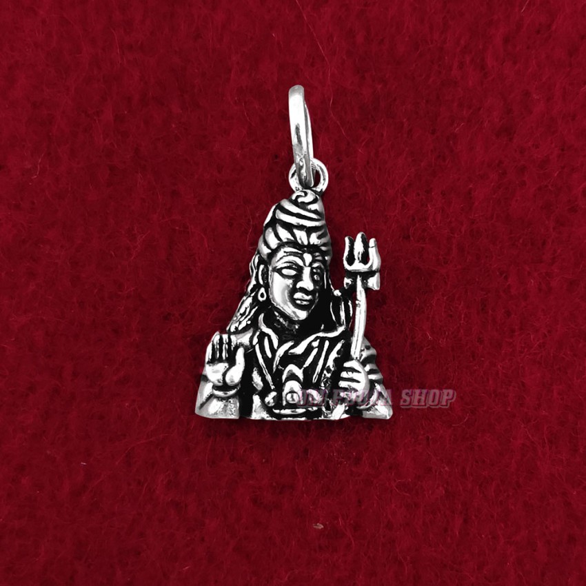 Bhagawan Shankar Small Pendant in Sterling Silver