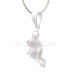 Spiritual Hanuman Bless Pendant With Chain in Sterling Silver