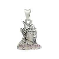 Maharana Pratap Pendant in 925 Pure Silver