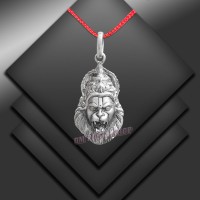 Lord Narasimha Locket in Pure Silver