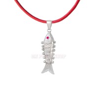 Pure Silver Machhali Fish Pendant