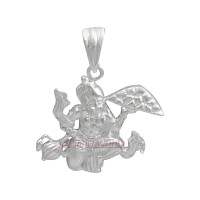 Ram Bhakt Hanuman Pendant in Sterling Silver