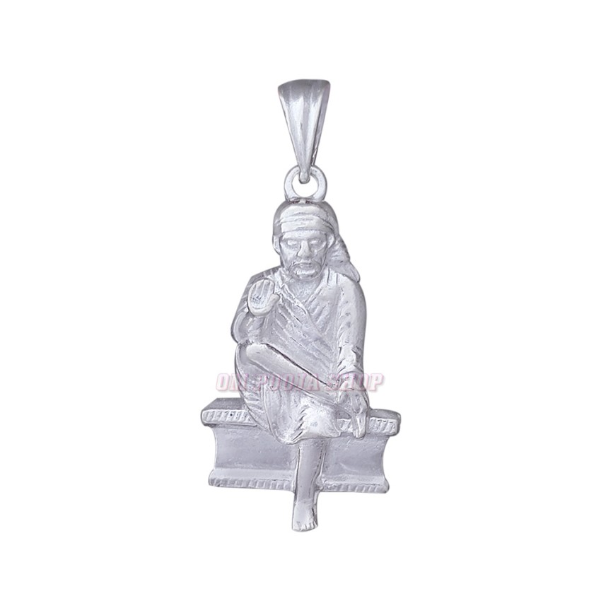Sai Baba Pendant in Sterling Silver for Men & Women