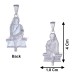 Sai Baba Pendant in Sterling Silver for Men & Women
