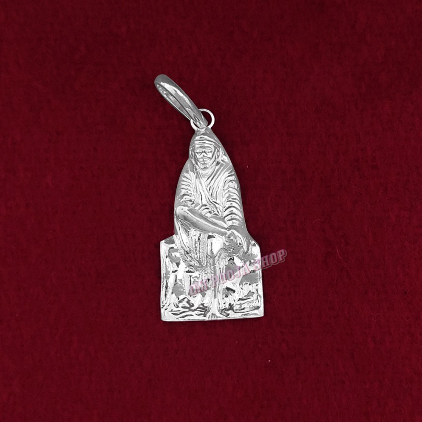 Shirdi Saibaba Pendant/Locket in Sterling Silver