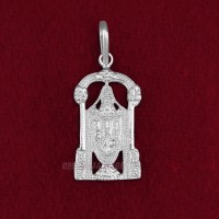Shree Tirupati Balaji Pendant In Sterling Silver