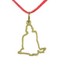 Shri Swami Samarth Panchdhatu Outline Pendant