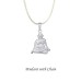 Swami Samarth Ji Pendant in 925 Sterling Silver (Size_19x34 mm)