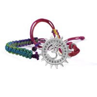 Holy Om Rakhi in Sterling Silver