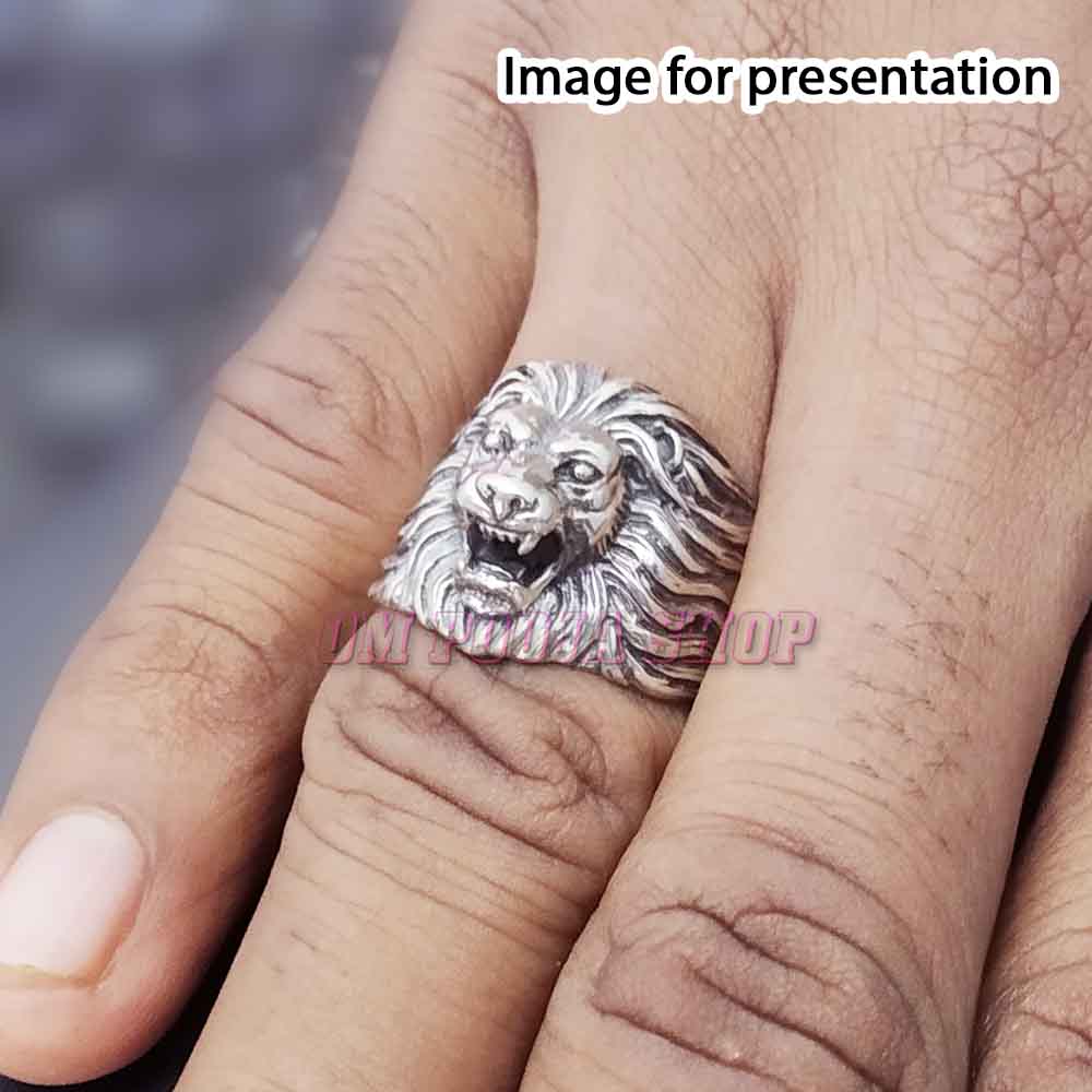 Sterling Silver Lion Ring, Silver Rings, 925 Sterling Silver, Indian Rings,  Gypsy, Hippie Jewelry, Animal Theme Rings, Lion Jewelry. - Etsy