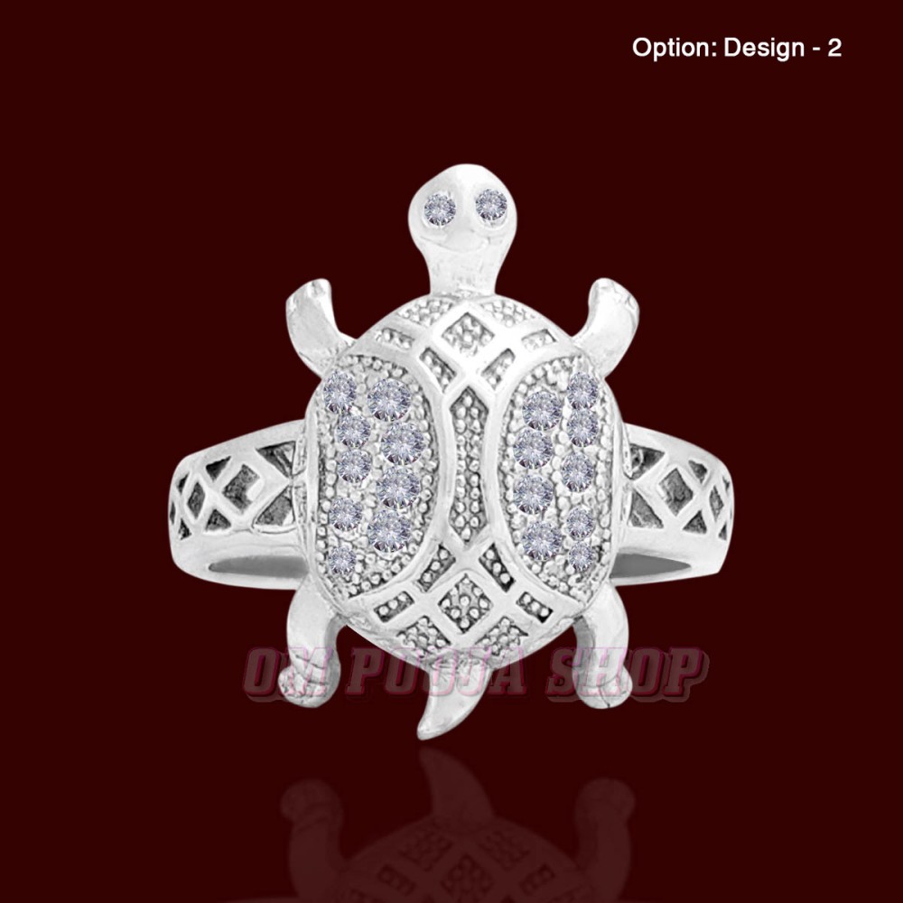 925 Sterling Silver CZ Fancy Tortoise Ring at best price in Mumbai