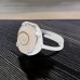Gomati Chakra Adjustable Ring in Sterling Silver