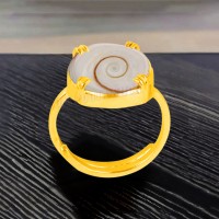Gomati Chakra Ring in Panchdhatu for Men and Women 