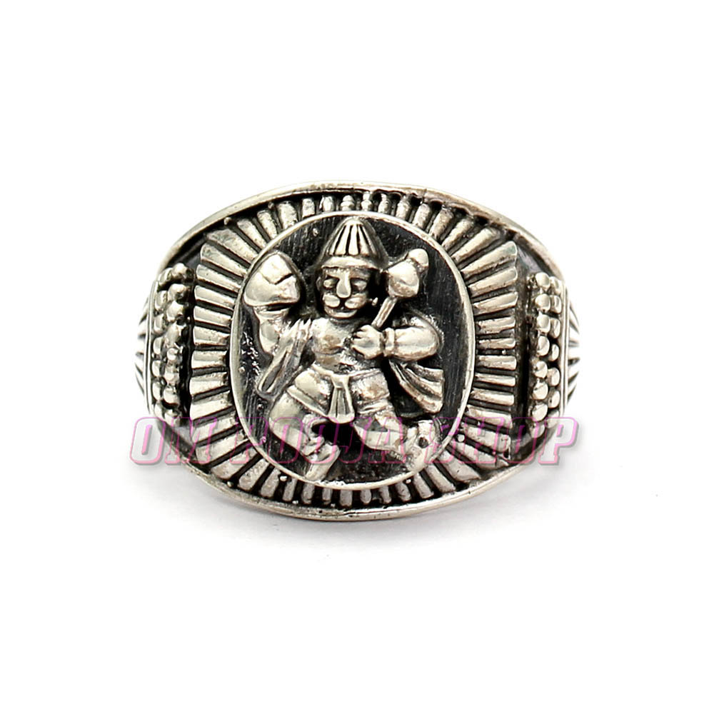 Buy 925 Sterling Silver Religious Lord Hanuman Ring 925 Sterling Silver Jai  Hanuman Engraved Ring, Sterling Silver Band Ring Size Us 4 to 8 Online in  India - Etsy