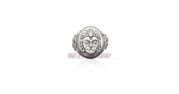 Buy Hanuman Single Diamond Bracelet in Silver | Aumkaara Jewellery
