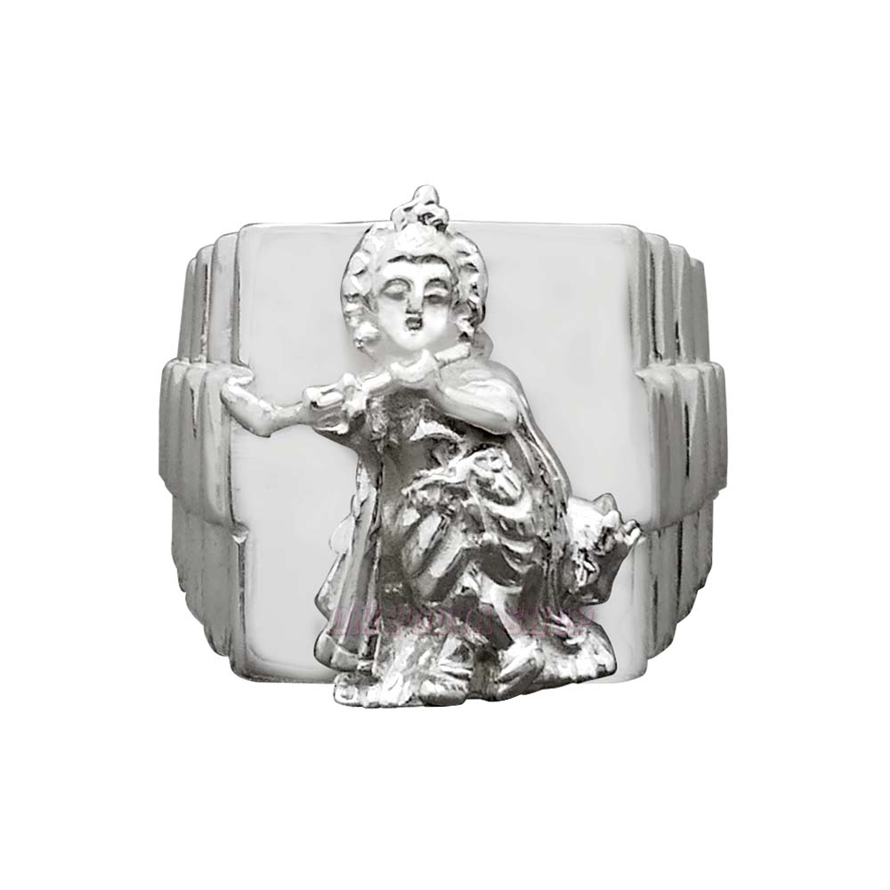 2Ct Round Cut Lab Created Diamond Women's Lord Krishna Ring 14K Rose Gold  Plated | eBay