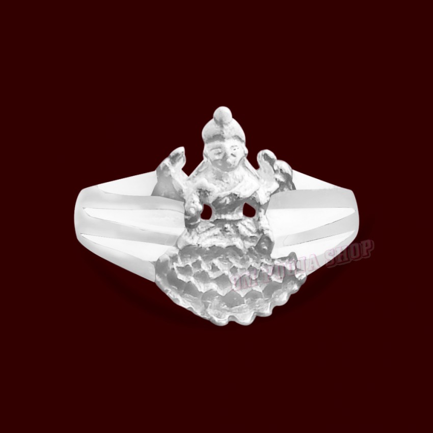 Mahalakshmi Ring in Pure Silver