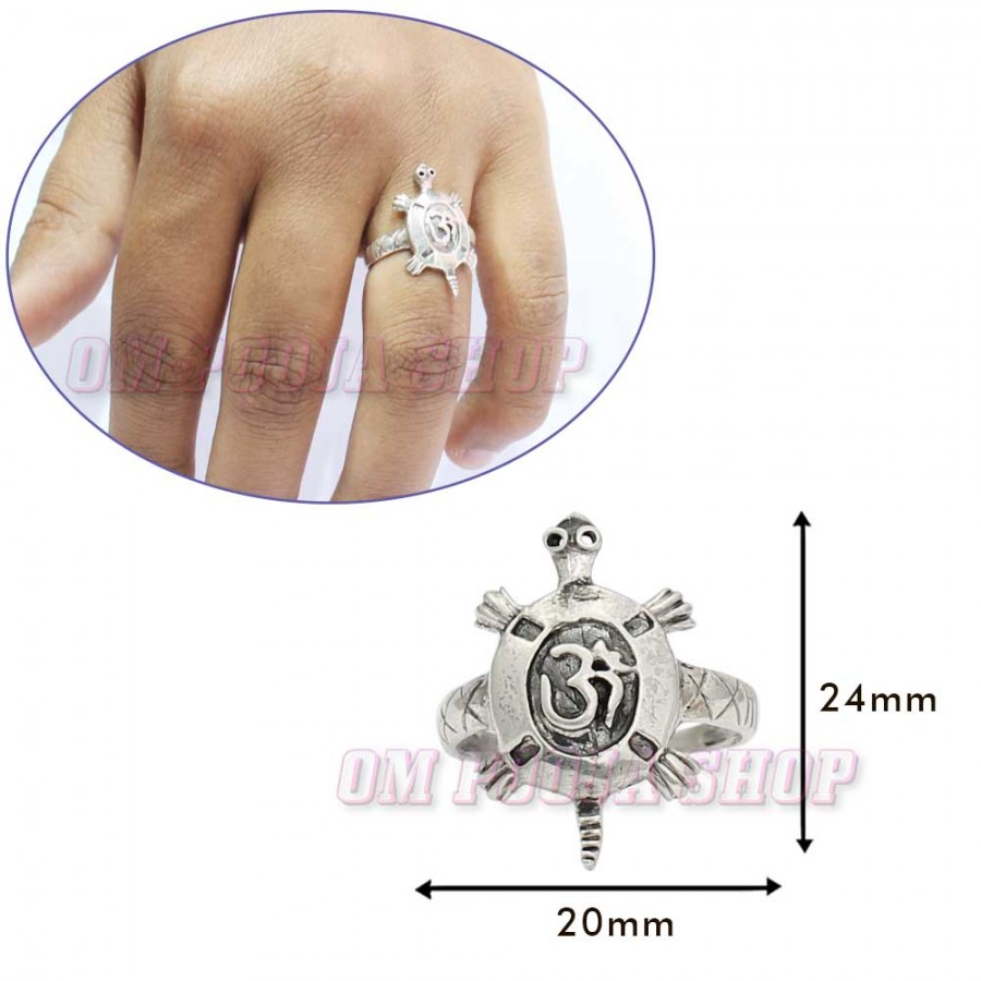 Om Tortoise Ring Jewelry In Pure Silver Buy Online Uk Usa om tortoise ring jewelry in pure silver