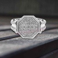 Rajmudra Maharaja Signet Ring in Silver Design 1