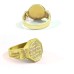 Rajmudra Mantra Engraved Panchdhatu Ring - Design 5