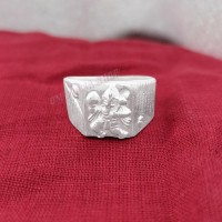925 Pure Silver Hanuman Fly Pose Ring