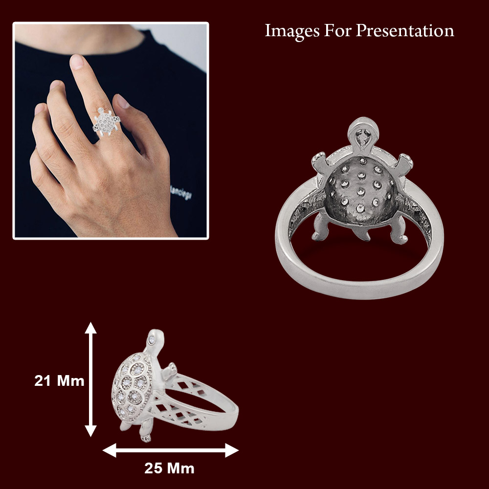 Buy DULCI Gold Plated Brass Swastik Symbol on Tortoise Vaastu Fengshui Good  Luck Finger Ring For Unisex at Amazon.in