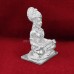 Mata Annapurna Idol in Solid Sterling Silver - Size: 1.8 x 1.6 x 0.9 inches