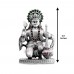 Bajrangi Hanuman ji in Seat Posture Idol in 925 Pure Silver